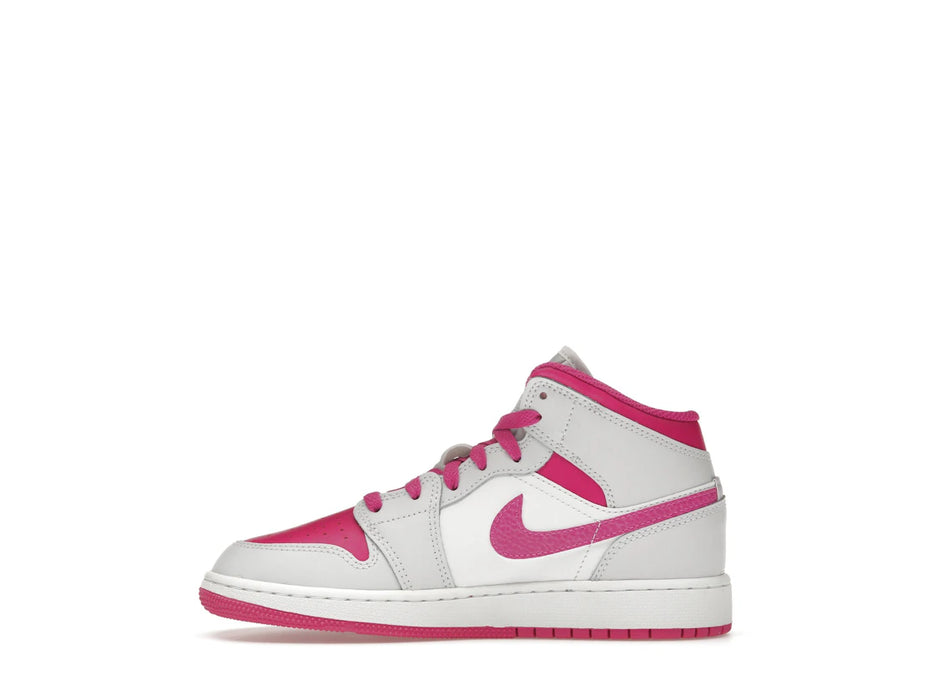 Jordan 1 Mid Fire Pink (GS)