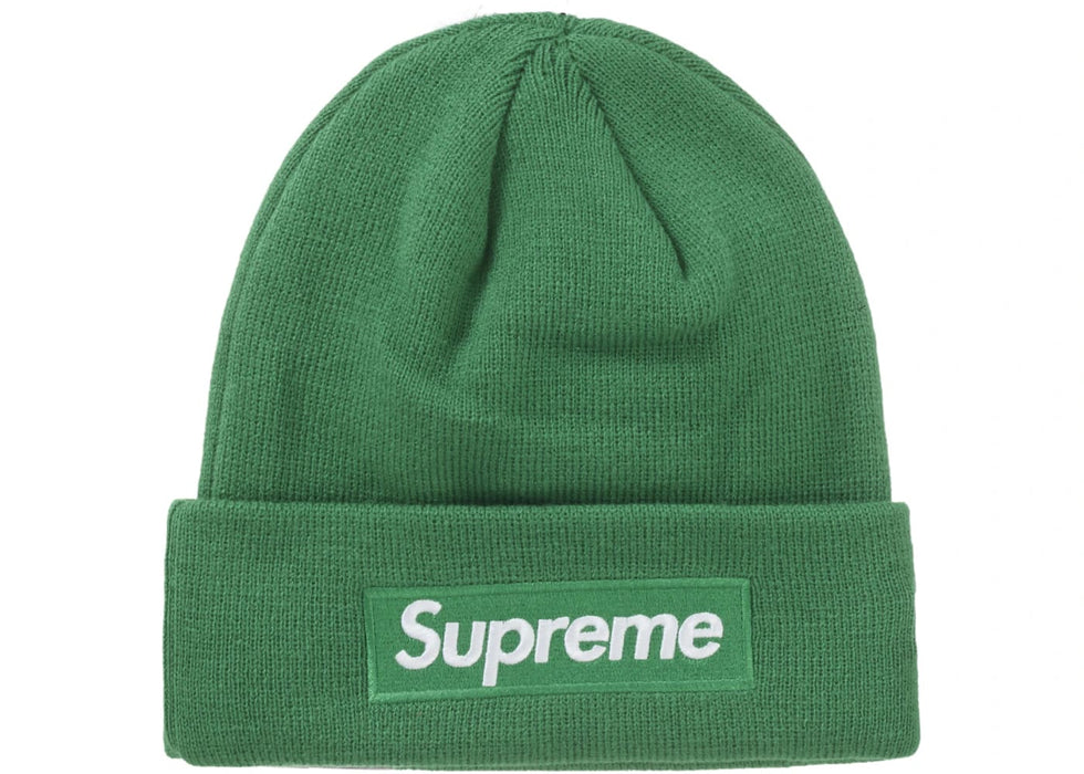 Supreme New Era Box Logo Beanie (FW24) Green