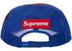 Supreme Vanson Leathers Spider-Man Mesh Back 6-Panel Hat Red