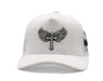 Reflection Luxury Fuzzy Trucker White Black