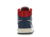 Jordan 1 Mid French Blue Gym Red (Women's)