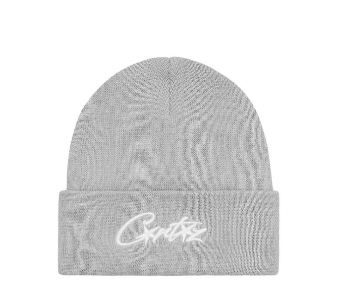 Corteiz Allstarz Folded Beanie Grey