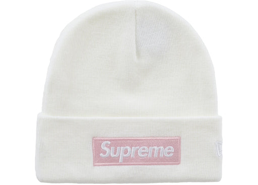 Supreme New Era Box Logo Beanie (FW25) White
