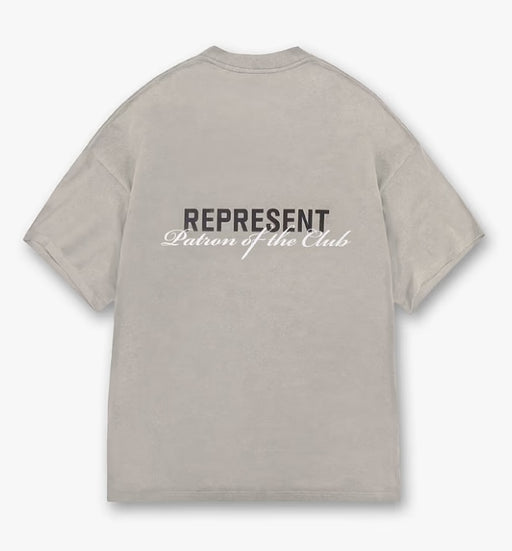 Represent Patron Of The Club T-Shirt Mudstone