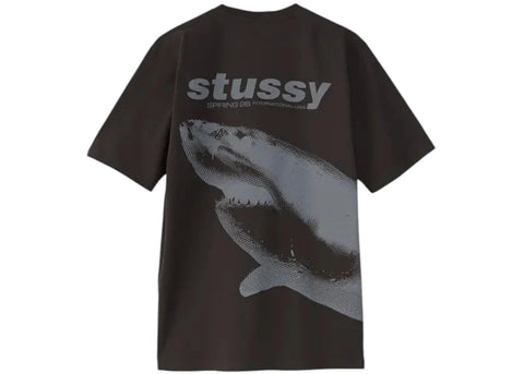 Stussy Shark Pigment Dyed Tee Faded Black