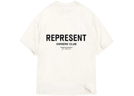 Represent Owner's Club T-Shirt Flat White/Black