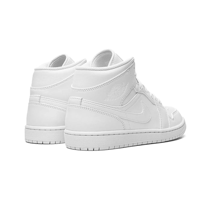 Jordan 1 Mid Triple White