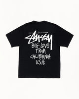 Stussy  Big Love Tee Mens Black