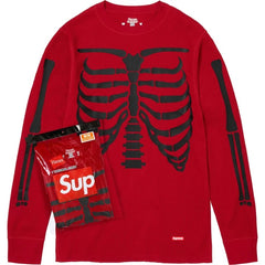 Supreme x Hanes Bones Thermal Crew (1 Pack) 'Red'
