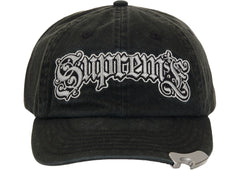 Supreme Bottle Opener 6-Panel Hat Black