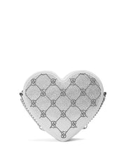 Victoria's Secret Silver Rhinestone Crossbody Bag