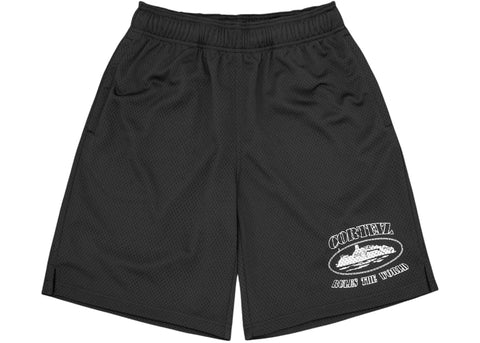 Corteiz OG Alcatraz Mesh Short Black