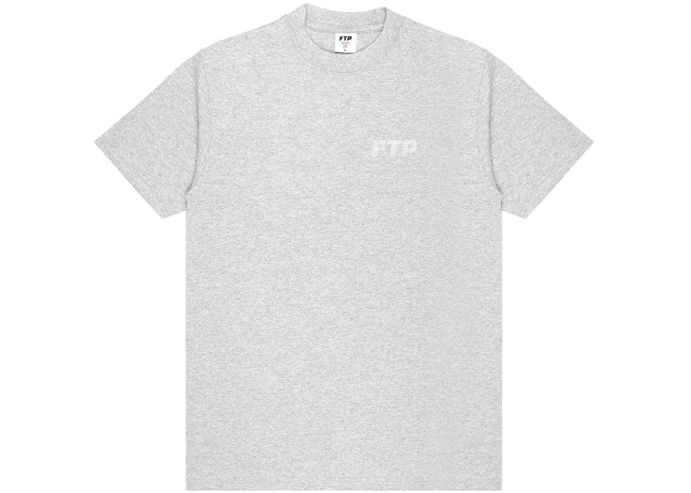 FTP Rhinestone Logo Tee Heather Grey