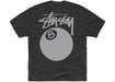Stussy 8 Ball Pigment Dyed Tee Faded Black