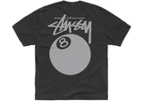 Stussy 8 Ball Pigment Dyed Tee Faded Black