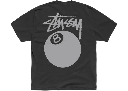 Stussy 8 Ball Pigment Dyed Tee Faded Black