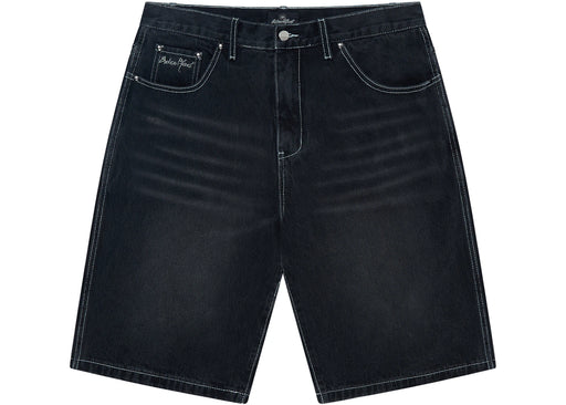 Broken Planet Denim Shorts Washed Black