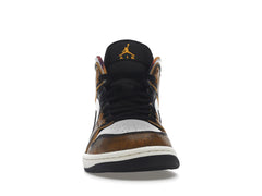 Jordan 1 Mid SE Orange Wear Away