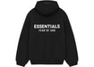 Fear of God Essentials Fleece Hoodie (FW24) Black