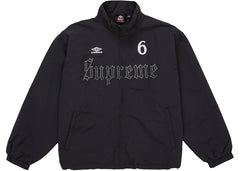Supreme Umbro Rhinestone Track Jacket Black
