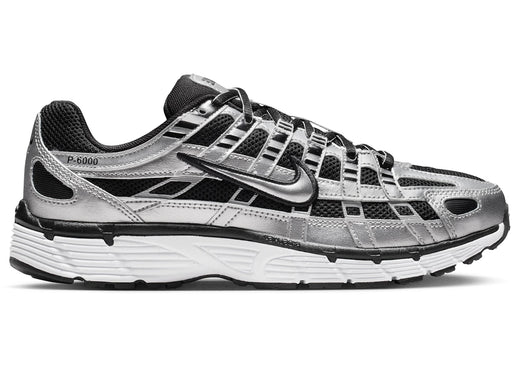 Nike P-6000 Metallic Silver Black White (Women's)
