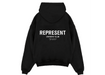 Represent Owners Club Zip Hoodie Black