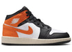 Jordan 1 Mid Black Toe Starfish (GS)