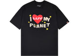 Broken Planet Luv My Planet T-shirt Midnight Black