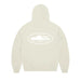 Corteiz Island Puff Print Zip Hoodie Off White
