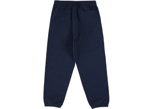 Supreme Satin Applique Sweatpant (SS26) Washed Navy