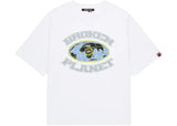Broken Planet Market Grid T Shirt Snow White