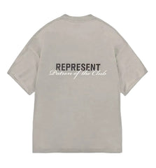 Represent Patron Of The Club T-Shirt Mudstone