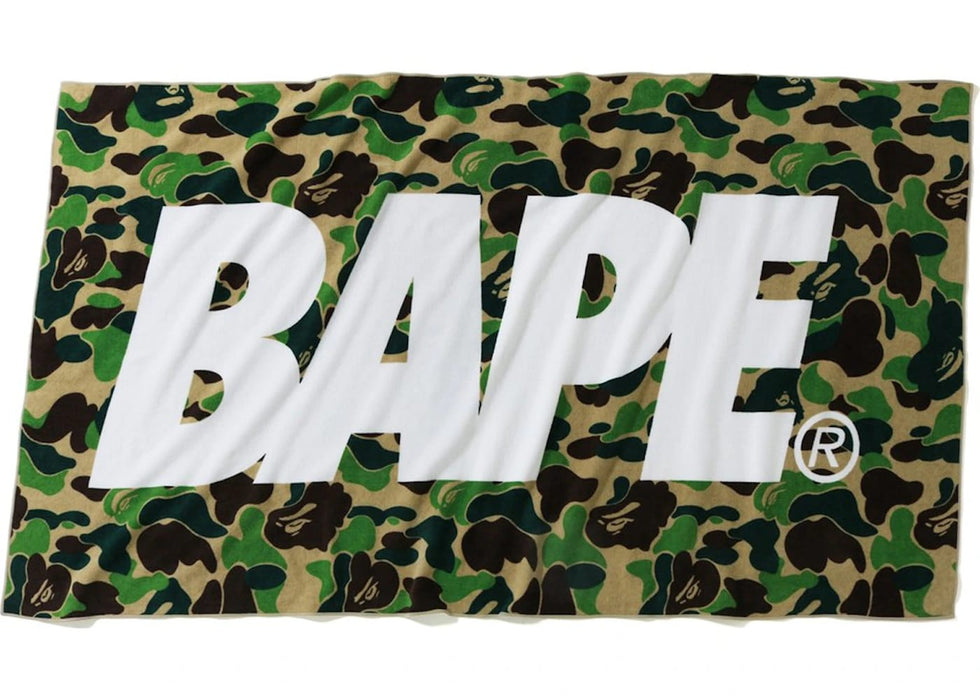 BAPE ABC Beach Towel Green