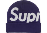 Supreme Big Logo Beanie (FW25) Purple