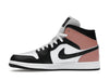Jordan 1 Mid White Rust Pink Black
