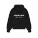Fear of God Essentials Classic Full Zip-Up Hoodie Jet Black