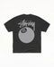 Stussy 8 Ball Tee Pigment Dyed - Faded black