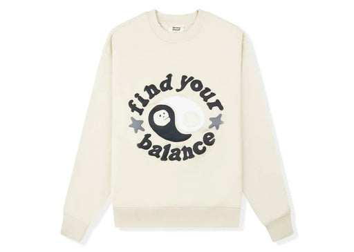 Broken Planet Find Your Balance Bone White Crewneck