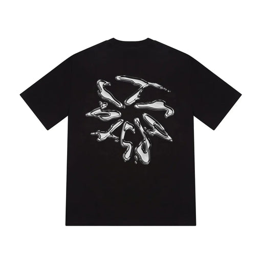 Trapstar Liquid Chrome Tee Black