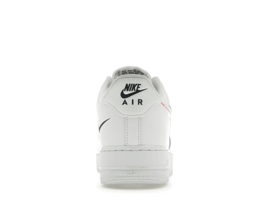 Nike Air Force 1 Low '07 Quadruple Swoosh White Navy Crimson