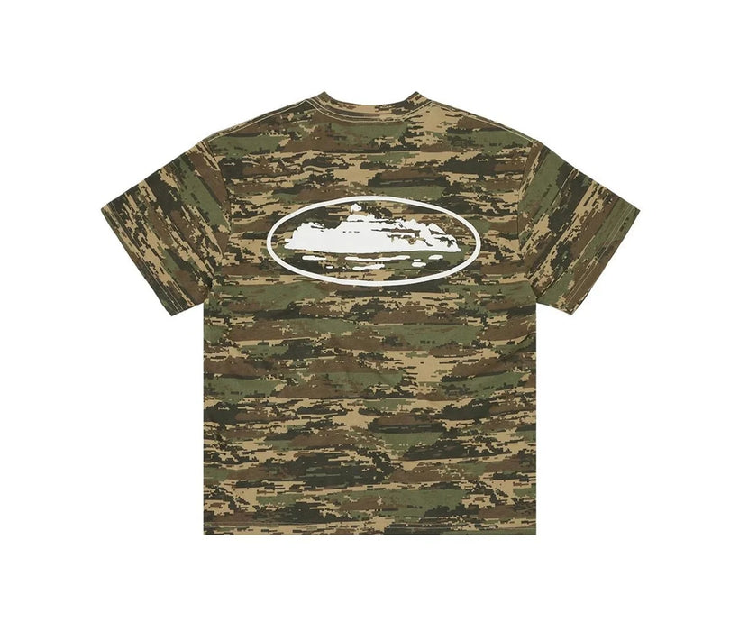 Corteiz Island Puff Print Tee Digi Camo