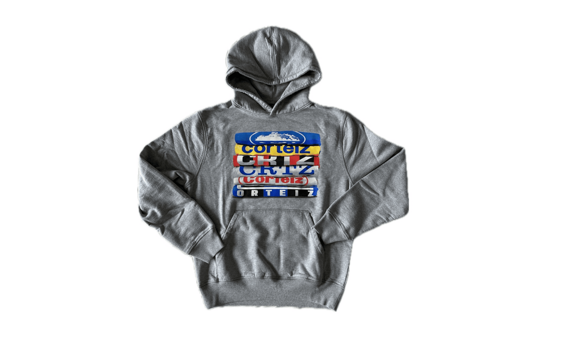 Corteiz Stacks Hoodie Grey