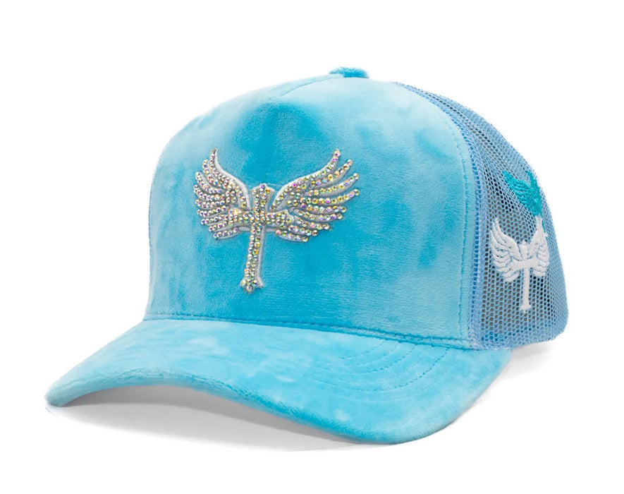 Reflection Luxury Fuzzy Trucker Baby blue