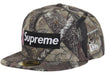 Supreme x New Era Breast Cancer Awareness Box Logo Fitted Hat Woodland Camo