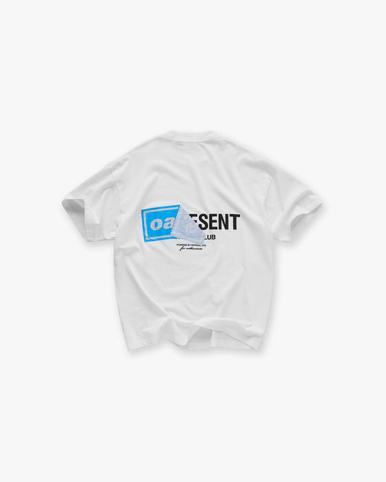 Represent X Oasis Owners Club T-Shirt Flat White