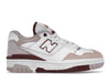 New Balance 550 White Scarlet (Women's)