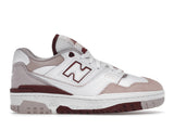 New Balance 550 White Scarlet (Women's)
