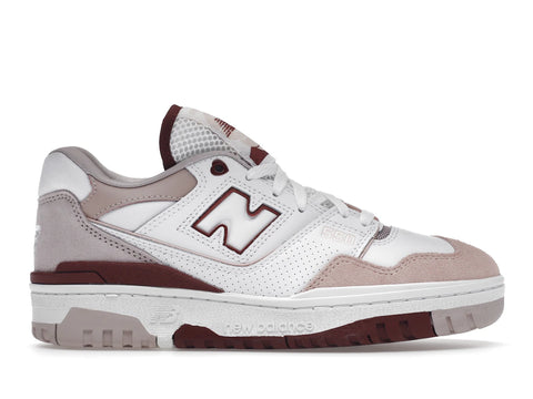 New Balance 550 White Scarlet (Women's)