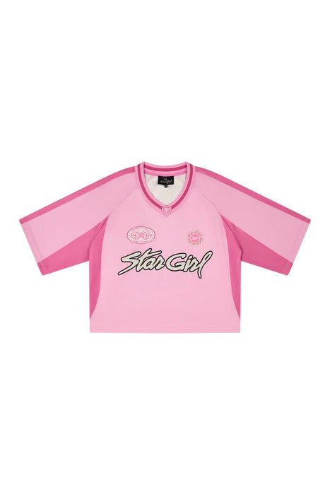 Broken Planet Stargirl Football Jersey Pink