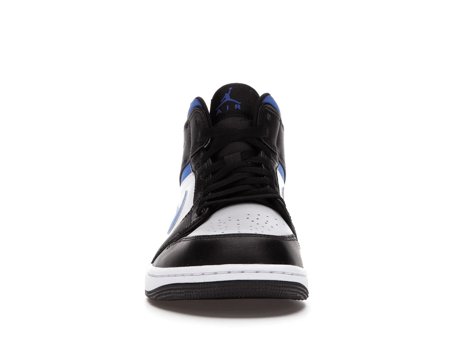 Jordan 1 Mid White Black Racer Blue